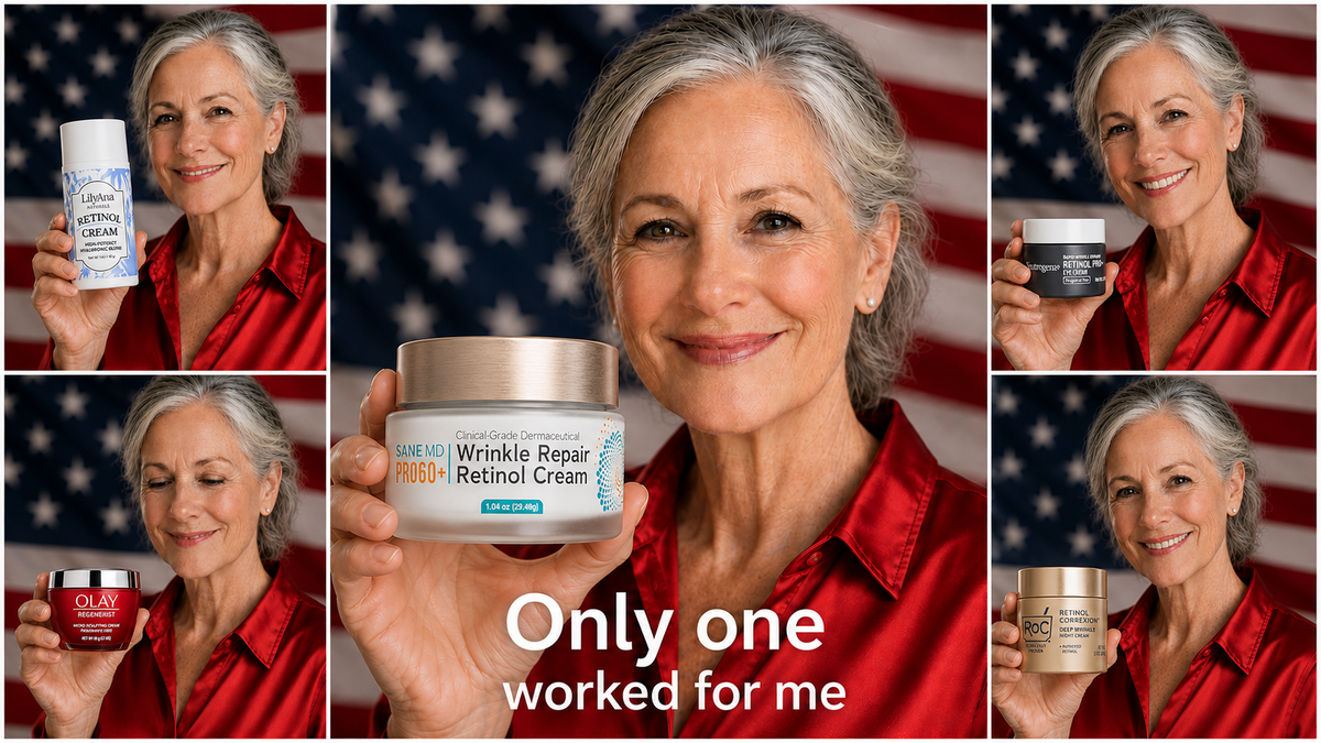 Olay Regenerist & Roc Retinol Anti Wrinkle Skin Care Alternative—Best Facial Products For Aging Skin & Facial Wrinkle Repair—Pro60+ Wrinkle Repair Retinol Cream