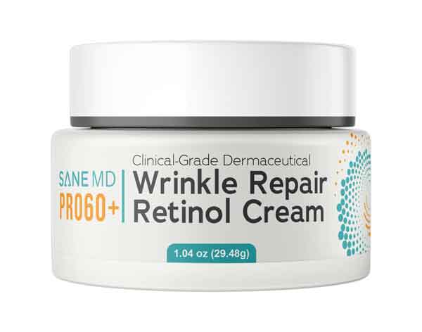 PRO60+ Wrinkle Repair Retinol Cream.